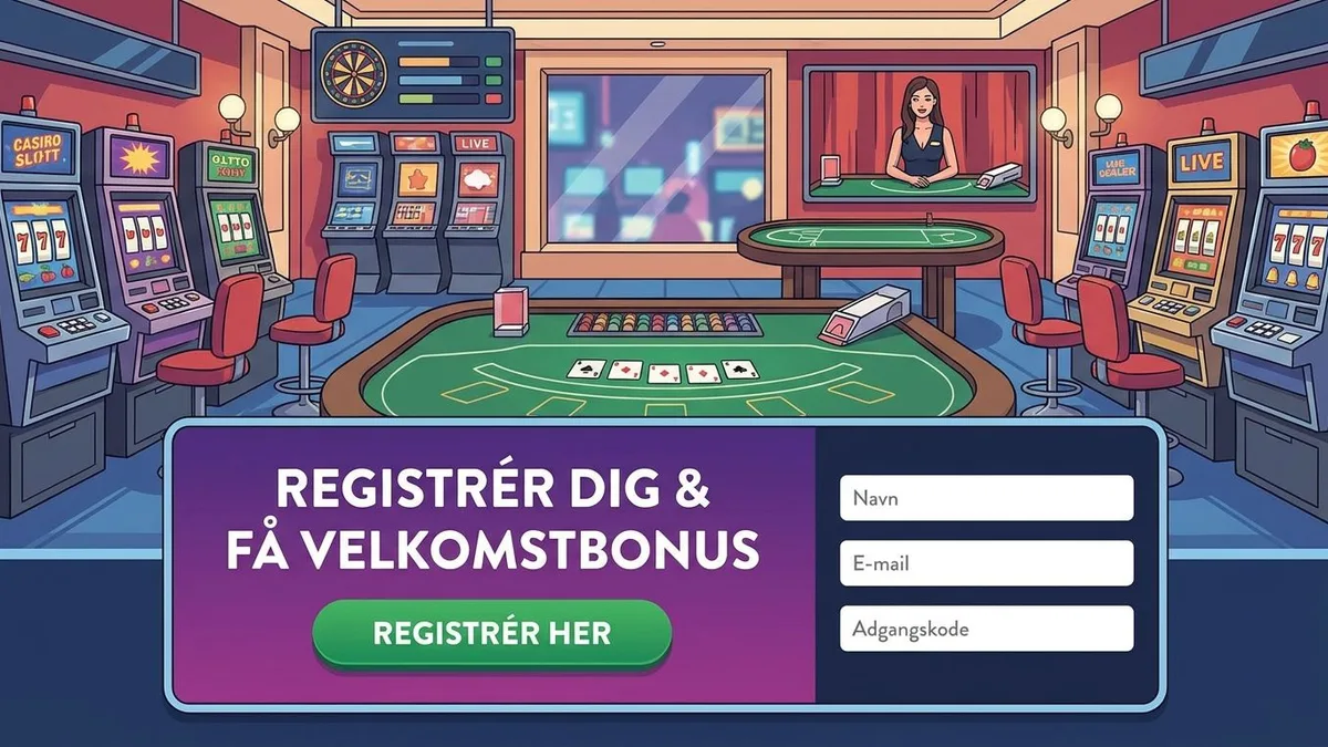 Registrér dig med bonus